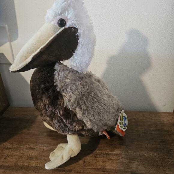 Pelican 15" Tall Plush Cuddlekins Stuffed Animal Bird Toy Wild Republic Aviary - Picture 3 of 10